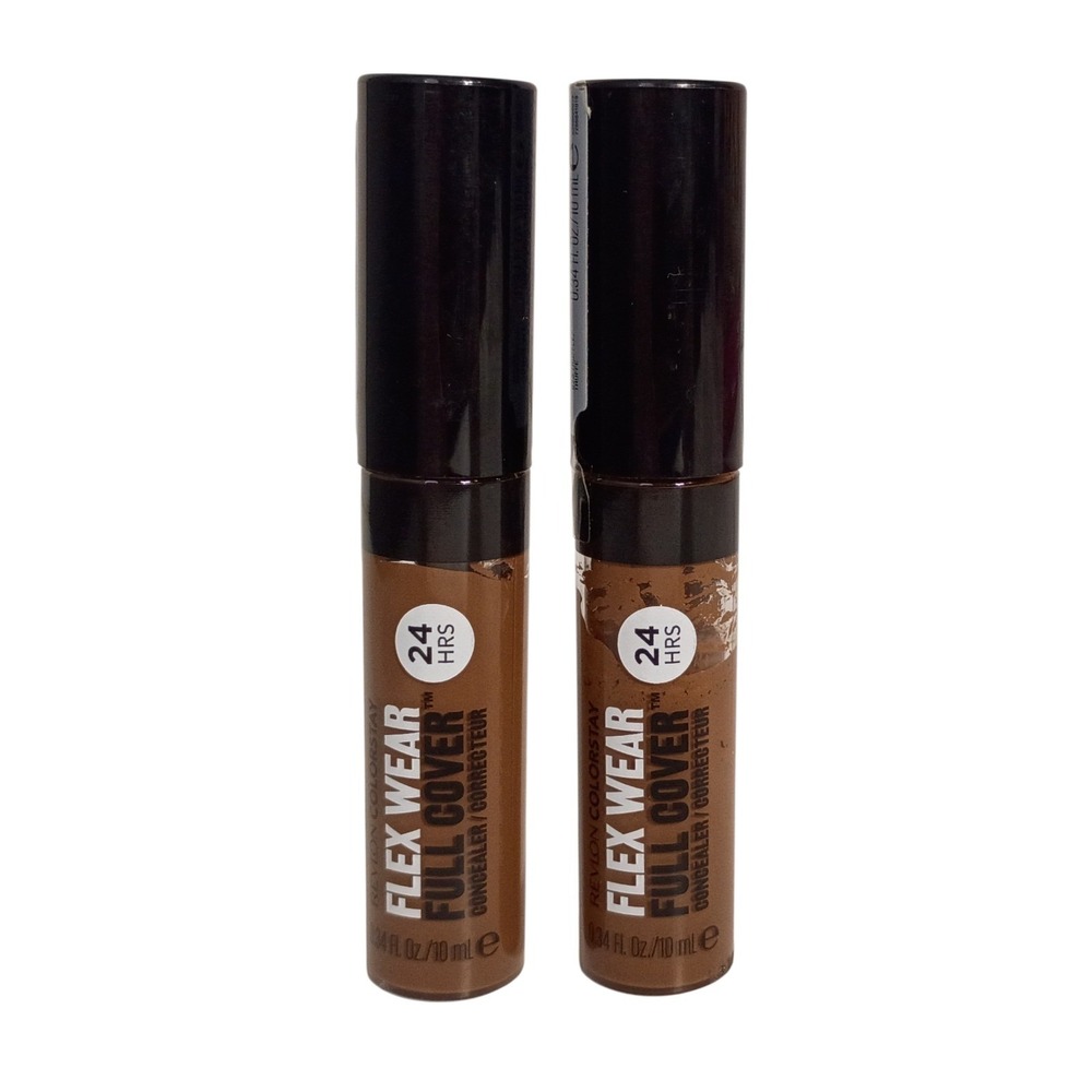 (2 PACK) Revlon ColorStay Flex Wear, full Cover Concealer 078 Truffle 0.34 fl oz